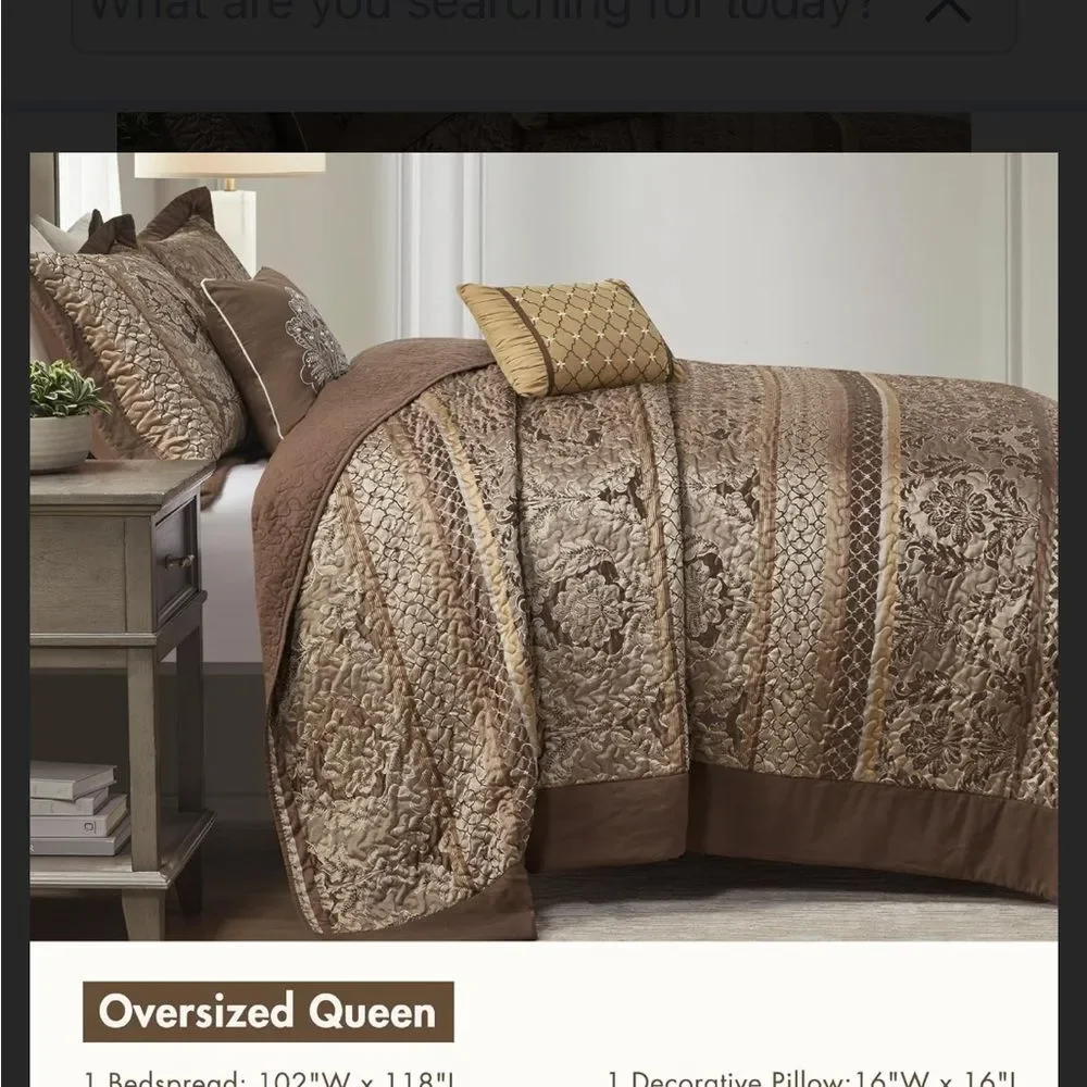 Elegant Madison reversible Bedding Set 9 pounds